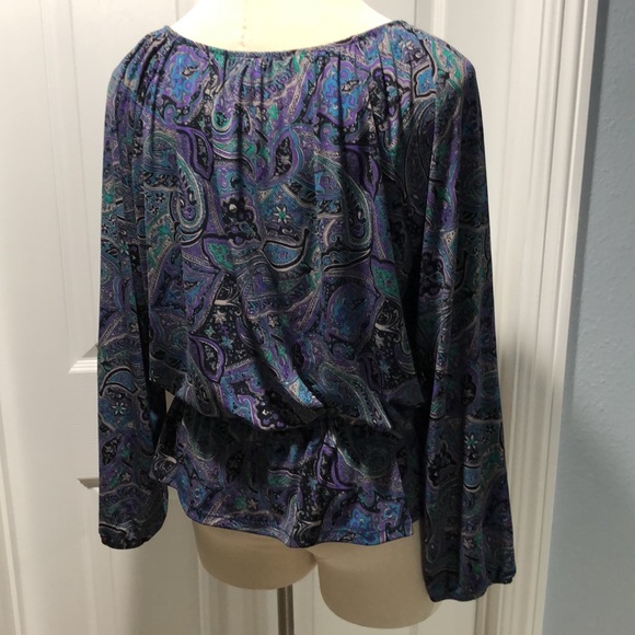 Beautiful blue blouse - Picture 5 of 9